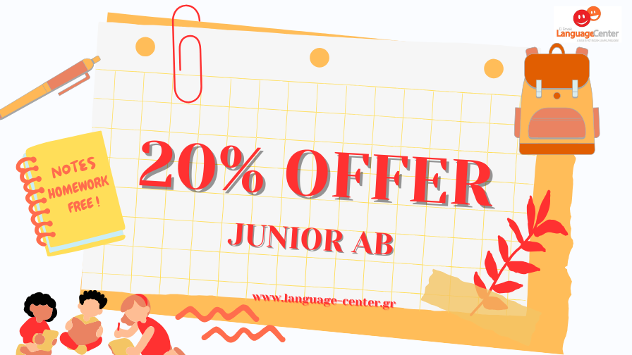 JUNIOR AB OFFER -20%